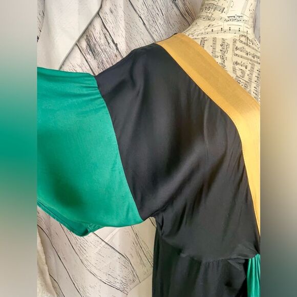 Anthropologie Let Me Be Color Block Dress Large - Picture 4 of 11